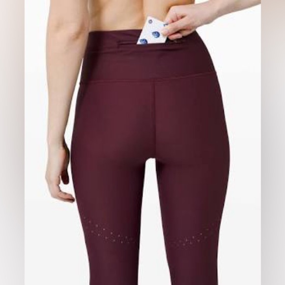 Navy Blue Reflective Leggings - Picture 5 of 7